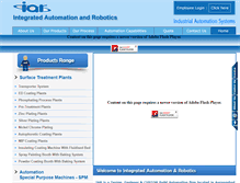 Tablet Screenshot of integratedrobo.co.in
